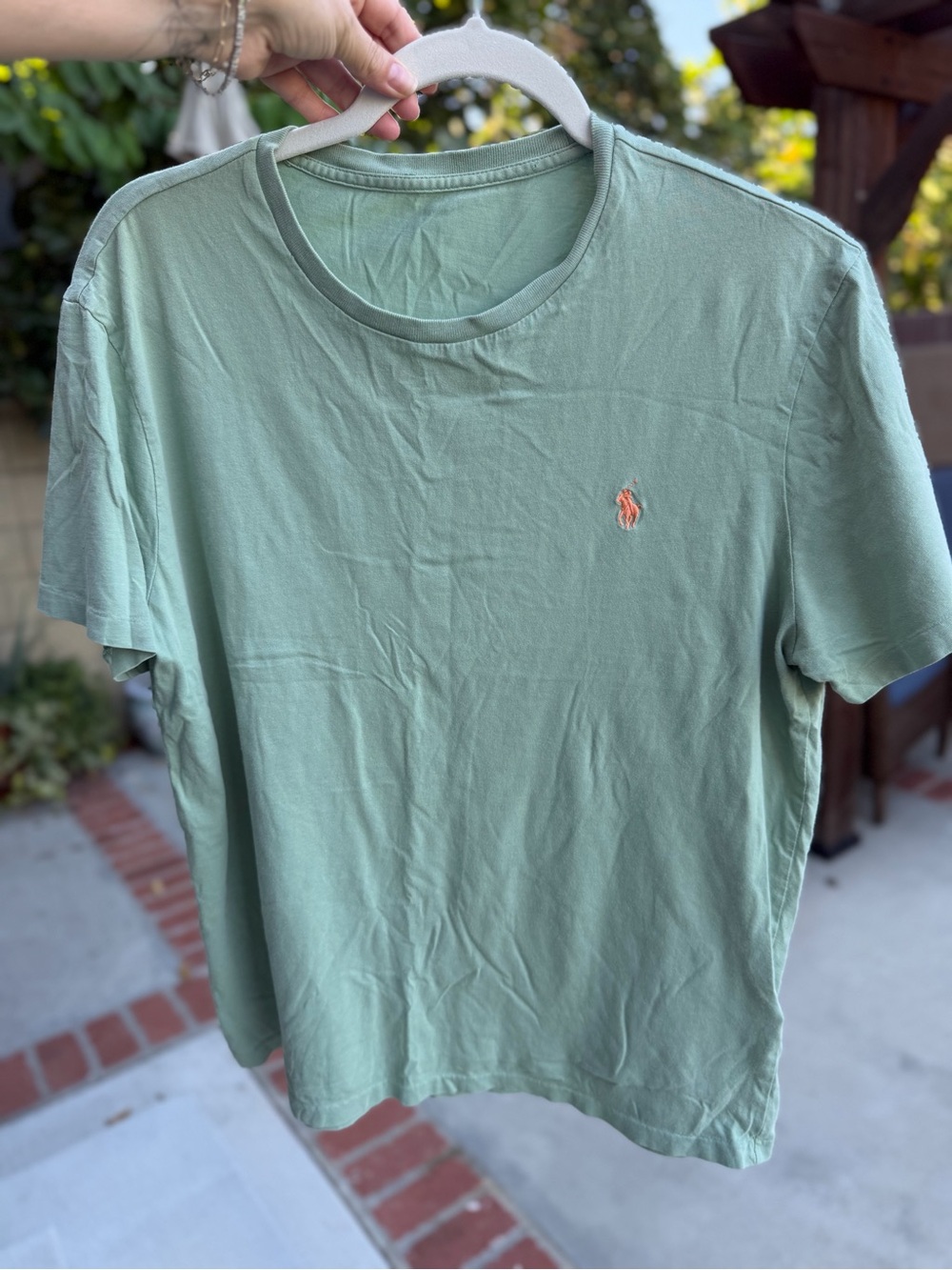 Polo by Ralph Lauren Short Sleeve Crew Neck-mint greet 100% cotton
